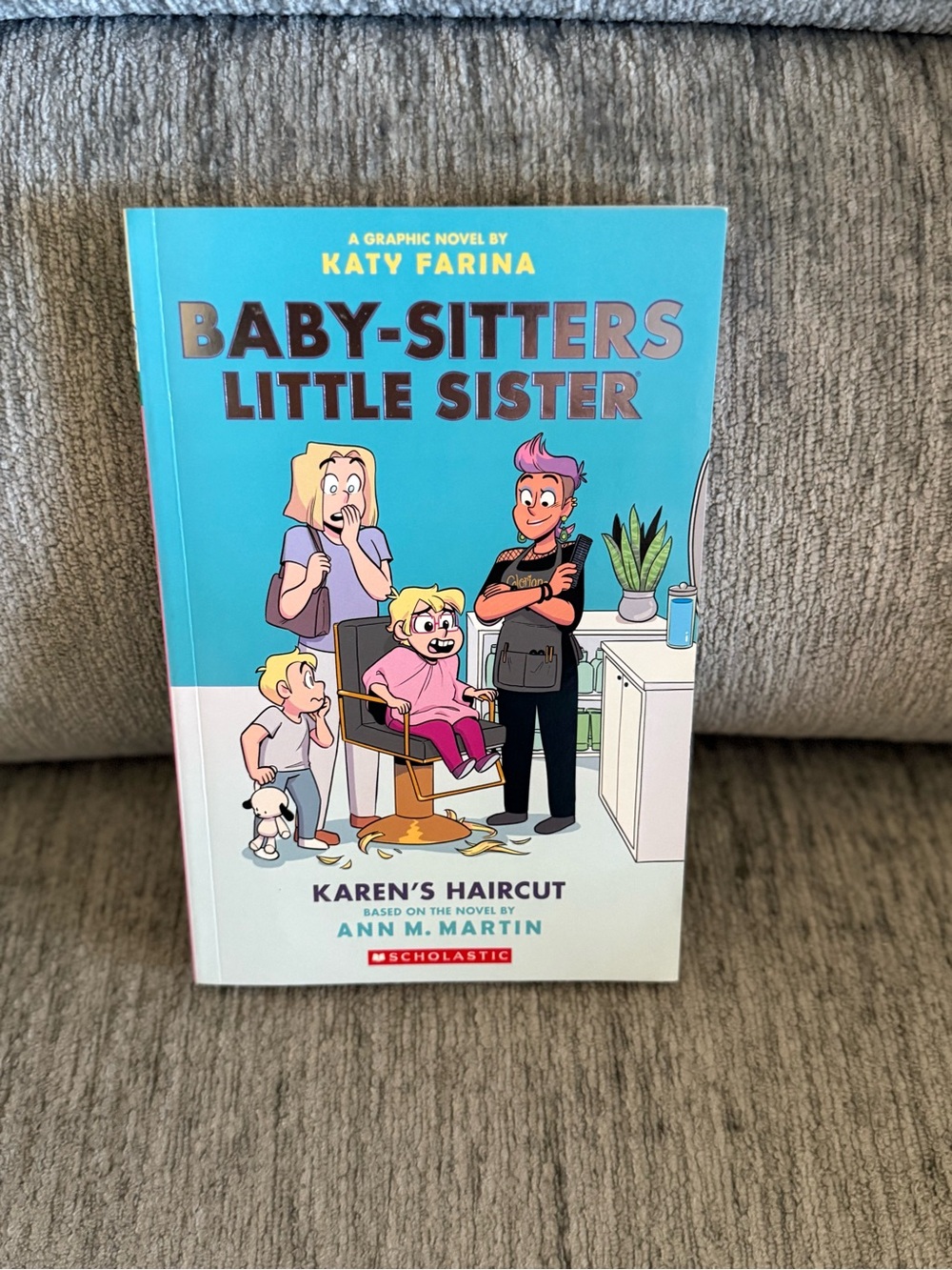 Scholastic graphic novel Baby-Sitters Little Sister: Karen's Haircut -